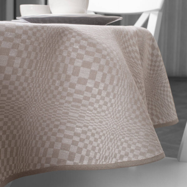 COSMOS Tovaglia rotonda/ovale beige - immagine 3
