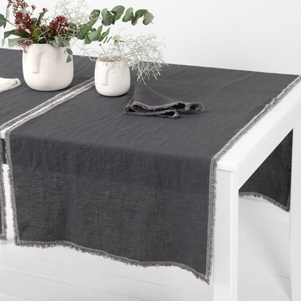 ALBA Runner da tavola grigio - immagine 2