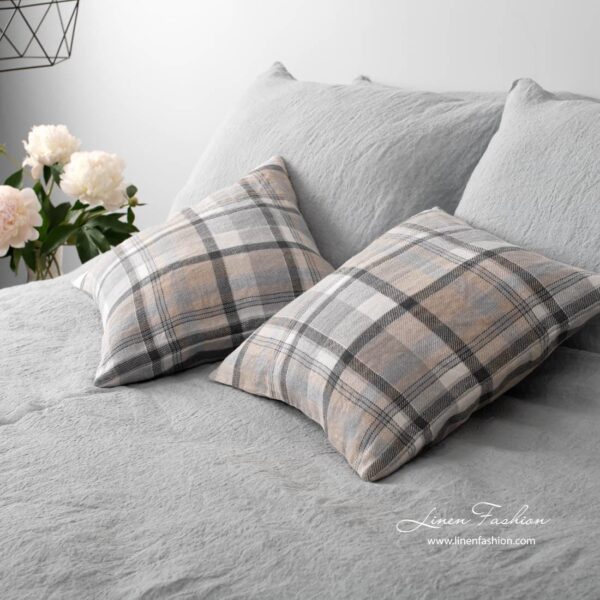JARA Copricuscino grigio - immagine 3