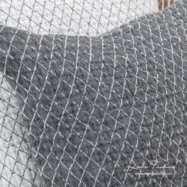 SIENNA Copricuscino grigio - immagine 2