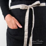 BISTRO SHORT Grembiule nero