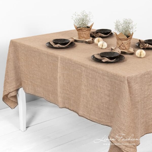MACADAMIA Tovaglia marrone - immagine 2