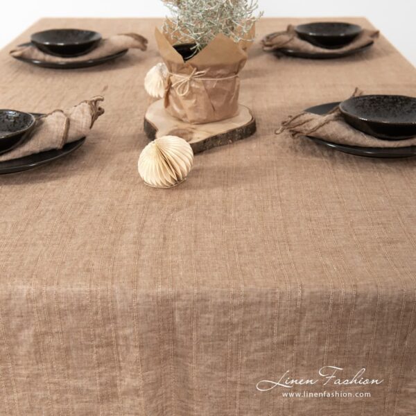 MACADAMIA Tovaglia marrone - immagine 4