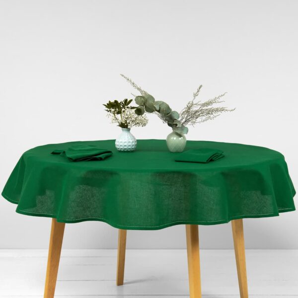LUNA Tovaglia rotonda/ovale verde - immagine 5