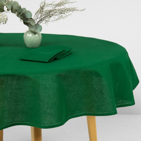 LUNA Tovaglia rotonda/ovale verde - immagine 4