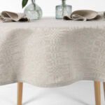 CAMPO Tovaglia rotonda/ovale beige