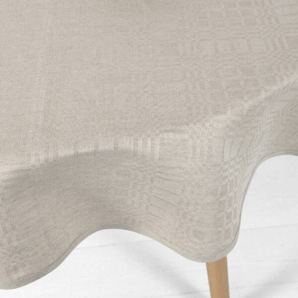 CAMPO Tovaglia rotonda/ovale beige - immagine 4