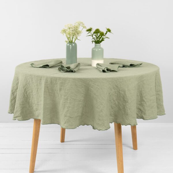 ARVO Tovaglia rotonda verde