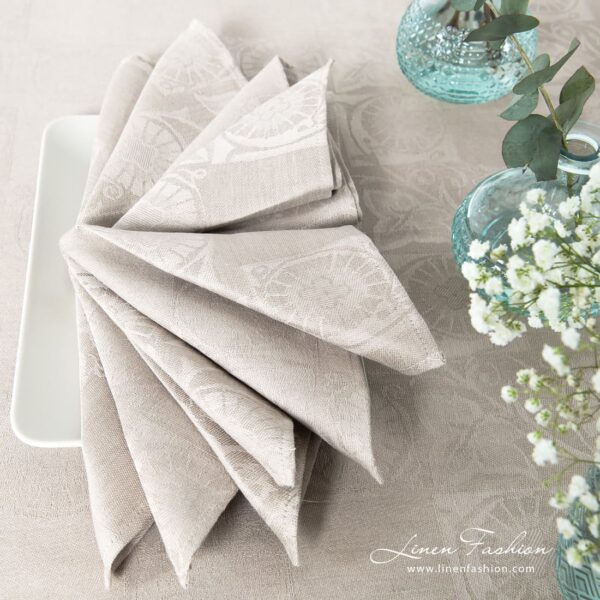 BOTANIC Tovagliolo beige - immagine 2