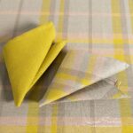 LOZANA Tovaglia grigio giallo