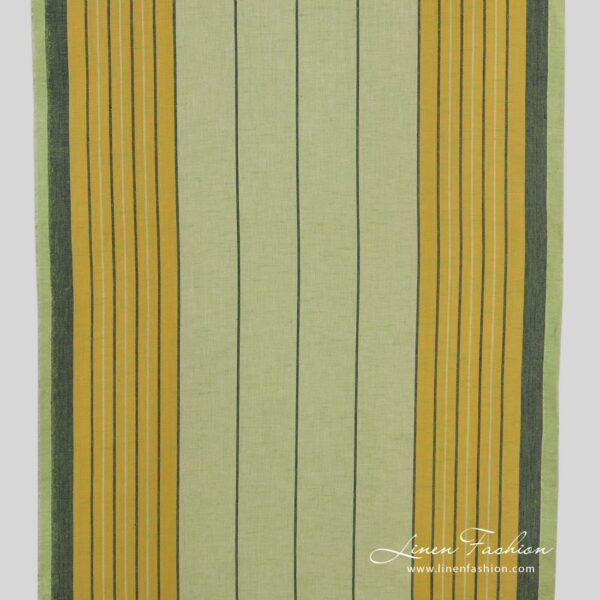Greenish linen fabric