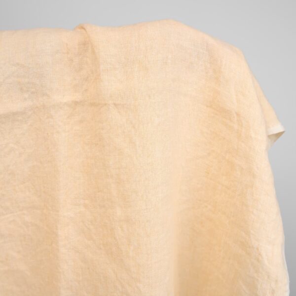 linen white yellow fabric