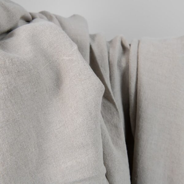 natural linen wide fabeic, washed, not dyed