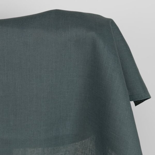 Tessuto di lino di colore blu orione