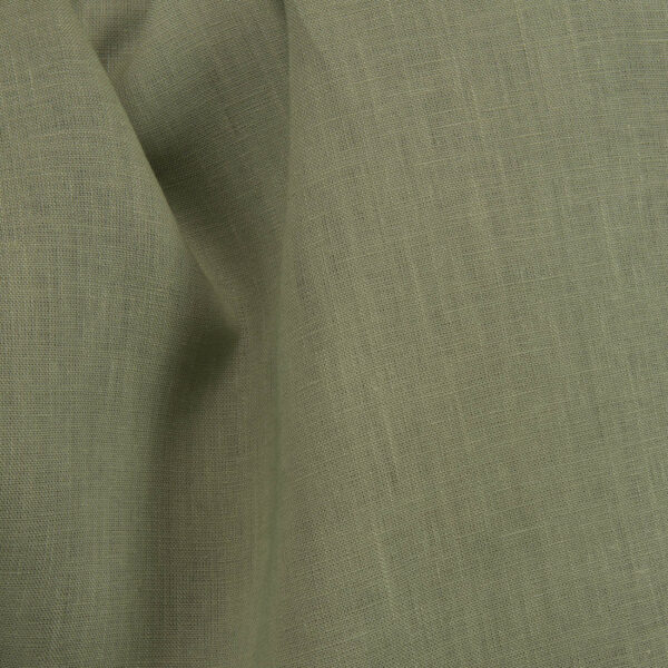 Army green linen fabric