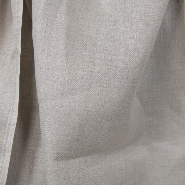 natural linen herringbone fabric, not washed.