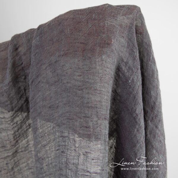 Transparent linen fabric, washed