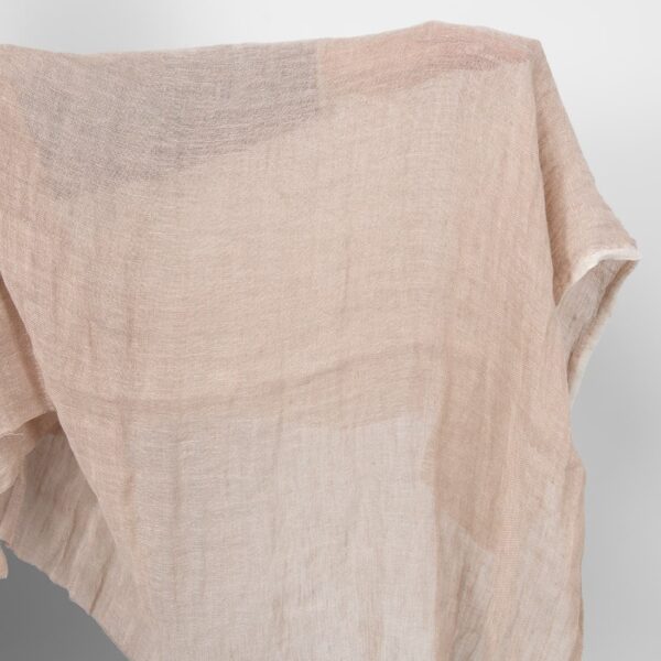 powder gauze linen washed fabric