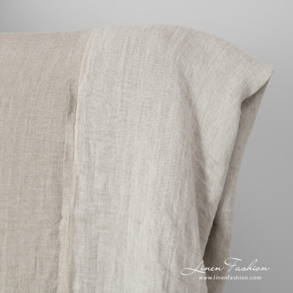 beige doublesided linen.