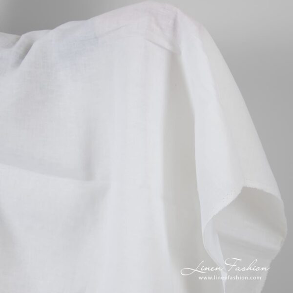 Off-white linen fabric, perfect for clothes and home textile