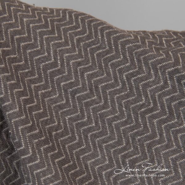100% linen fabric in grey, washed.