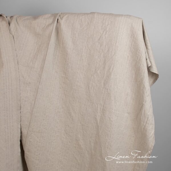 Natural color linen cotton fabric