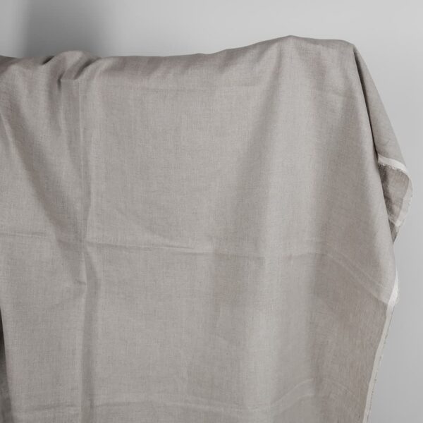 Natural undyed linen fabric lightweight