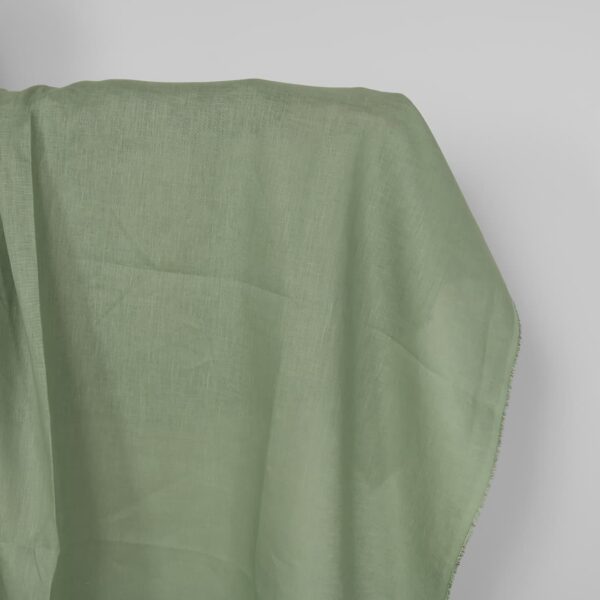 Tessuto di lino in verde tenue