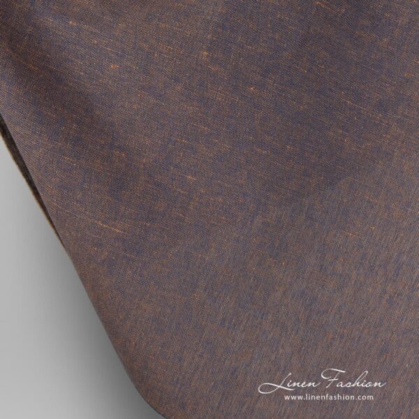 Linen cotton melange fabric.