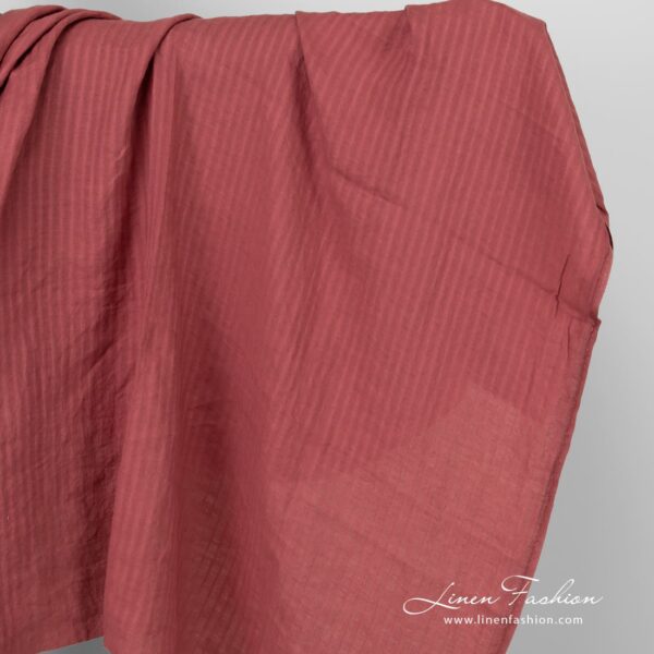 Ruby linen fabric