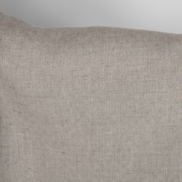 Natural linen fabric in an openwork pattern product photo