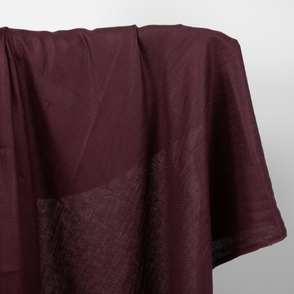 linen bordo fabric in rhombus