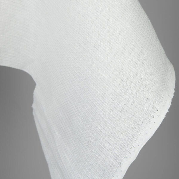 Off-white linen "waffle" fabric