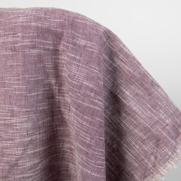 linen cotton purple fabric not washed