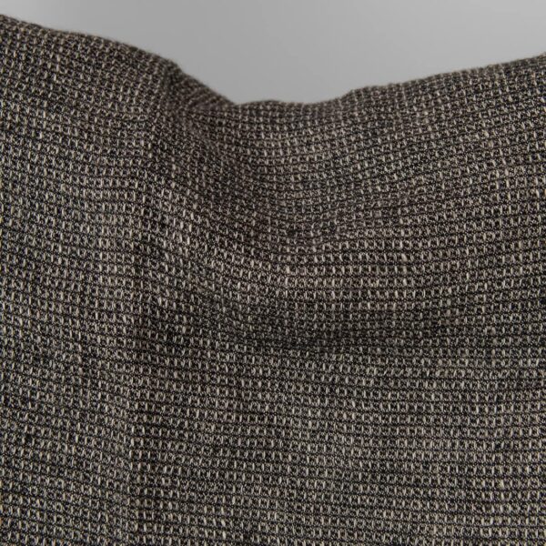 linen wool waffle fabric, washed.