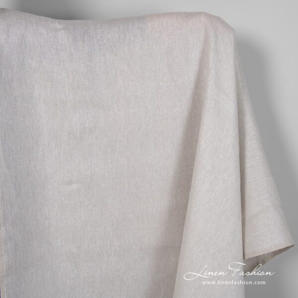 Linen grey fabric