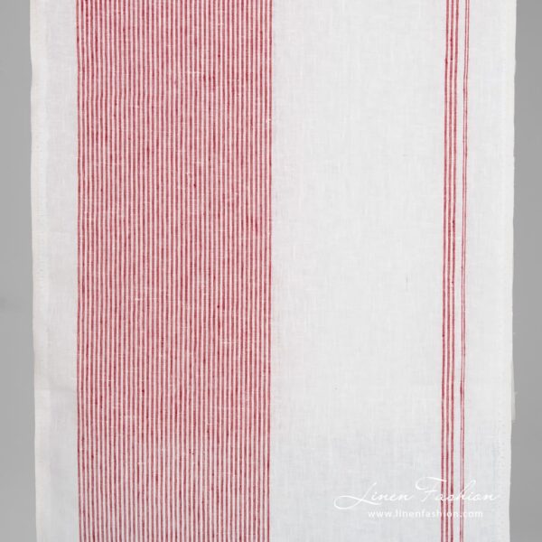 White linen fabric