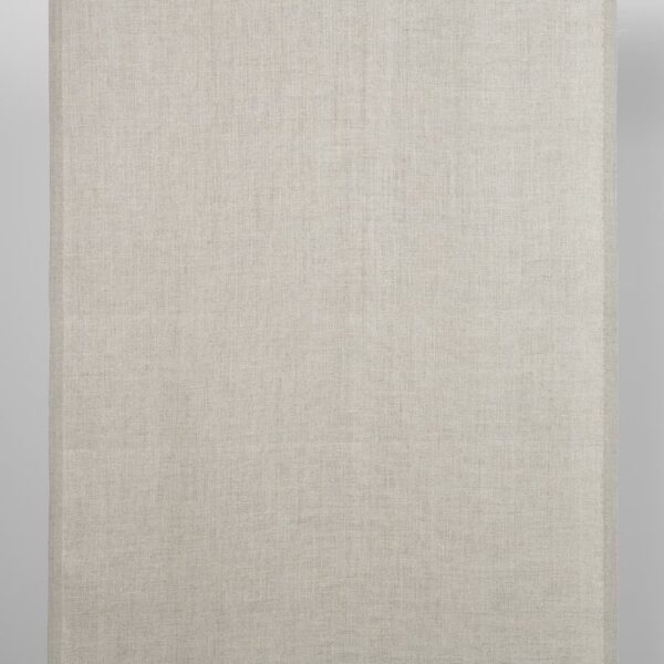 Tessuto di lino stretto colore beige naturale