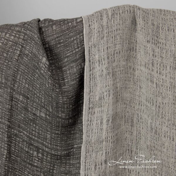 linen grey jacquard.
