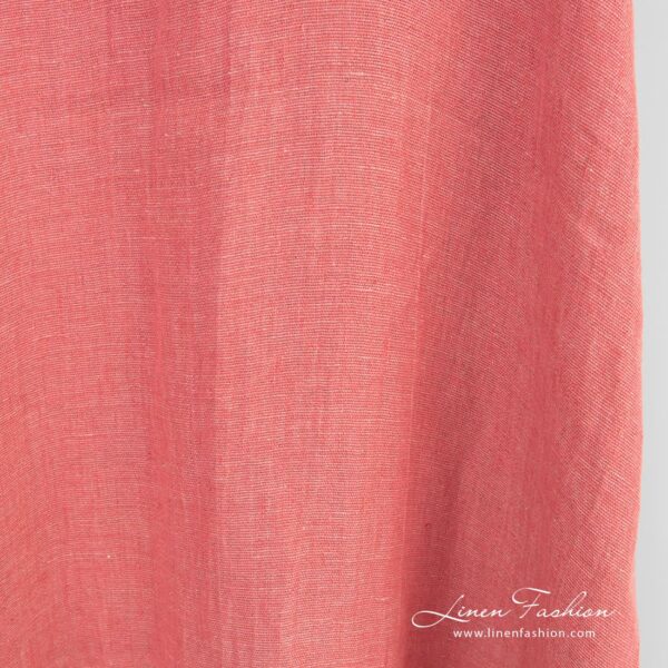 Linen fabric, specially washed to increase softness