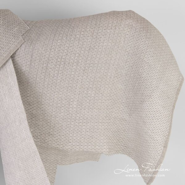 Natural linen fabric