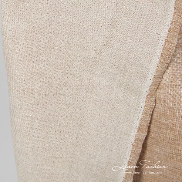 Double sided light brown fabric.