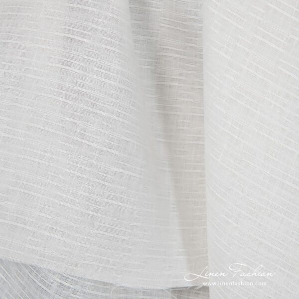 Off white 100% linen fabric.