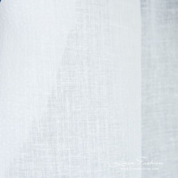 White linen fabric