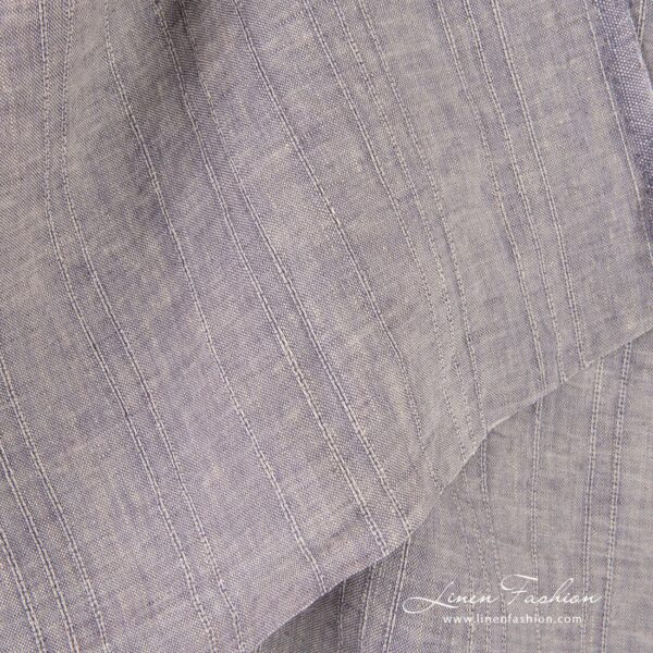 Linen fabric in melange colors, specially washed