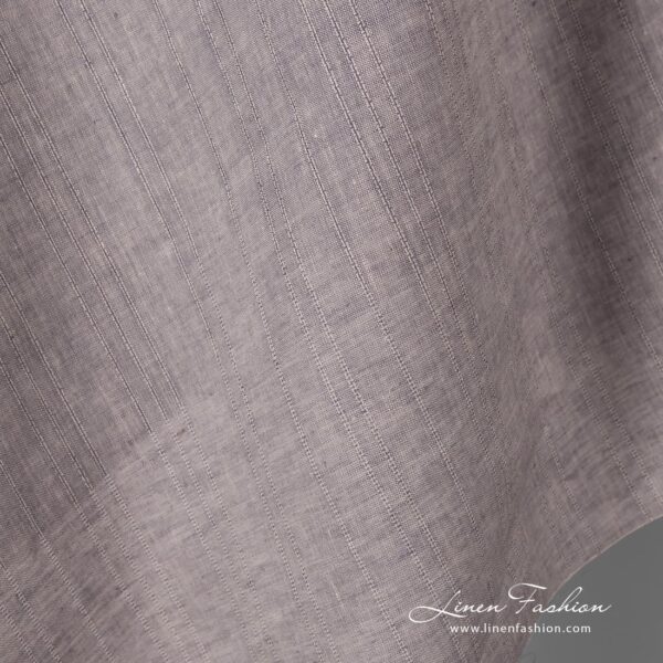 100% linen fabric in brownish violet color.