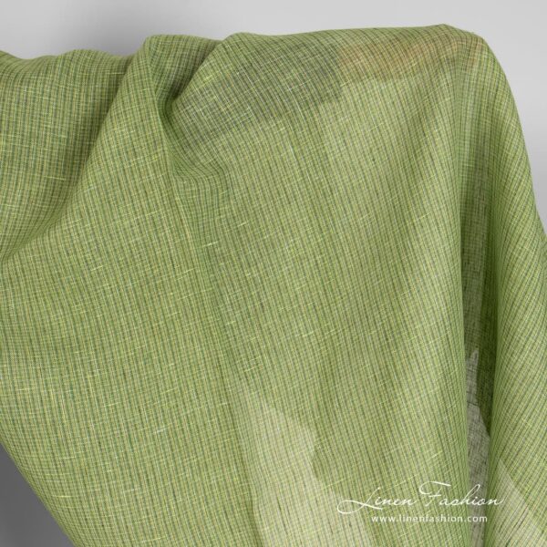Lime linen fabric