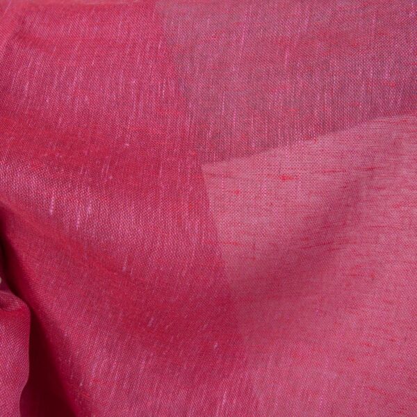Tessuto di lino leggero di colore fucsia trasparente - immagine 4