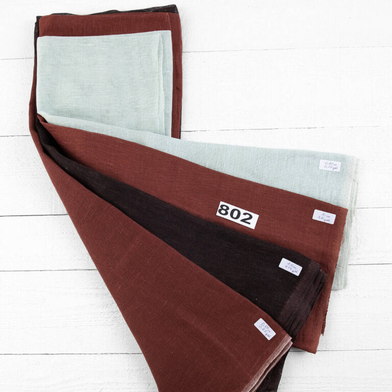 Linen Fabric Cuts, Set No. 802