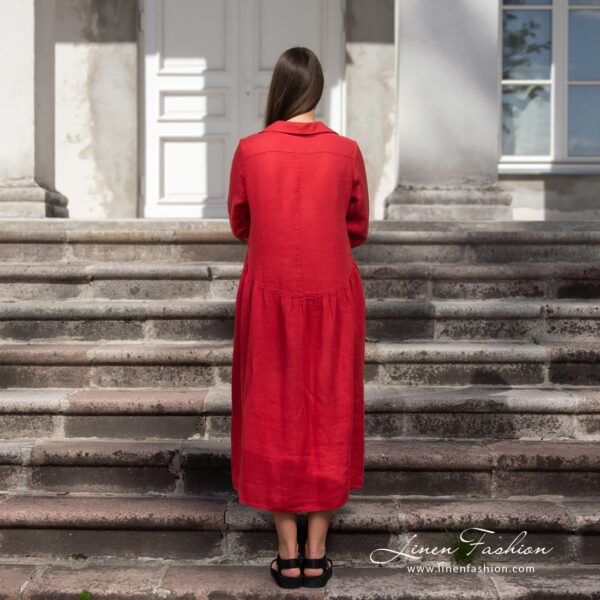 INA MONTANA Vestito rosso - immagine 6